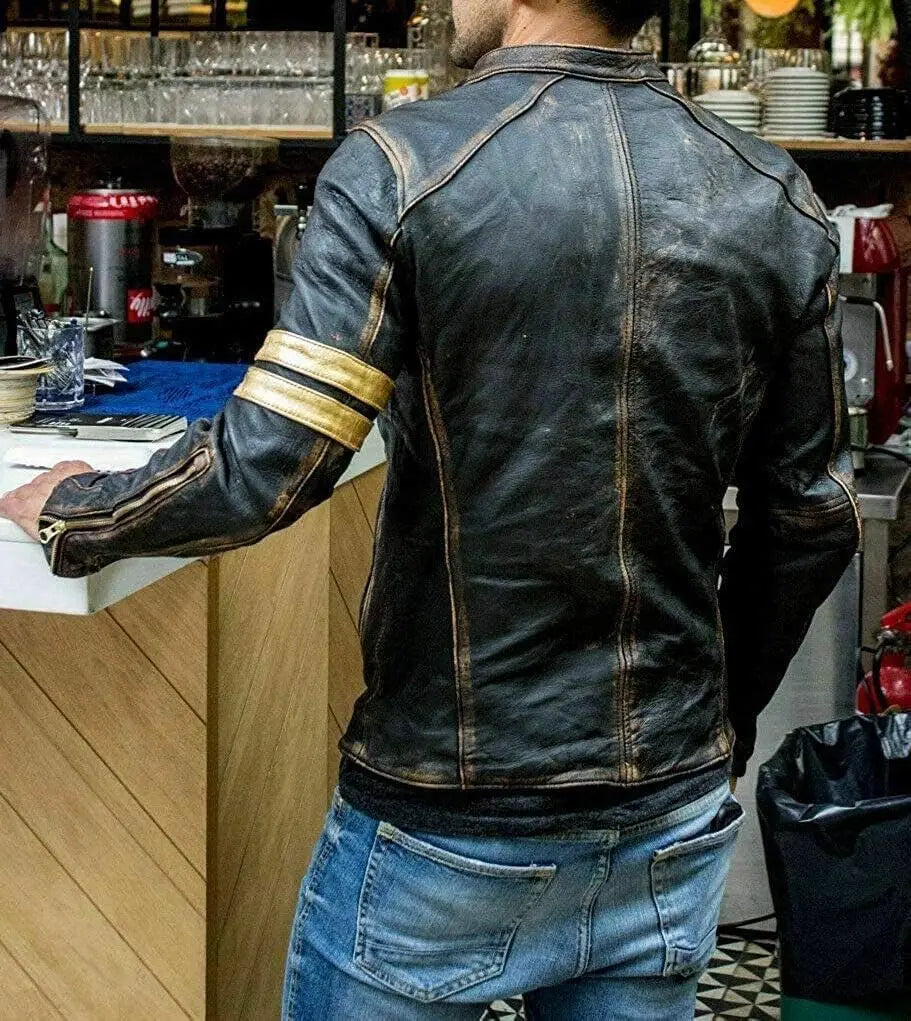 Retro Fashion Leather Jacket