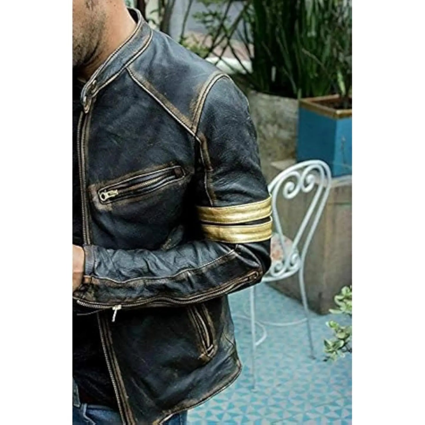 Retro Fashion Leather Jacket